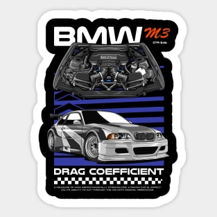 BMW GTR Classic Sticker